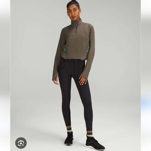 Lululemon Tech Fleece Hiking 1/4 Zip Pullover Carob Brown Size 4